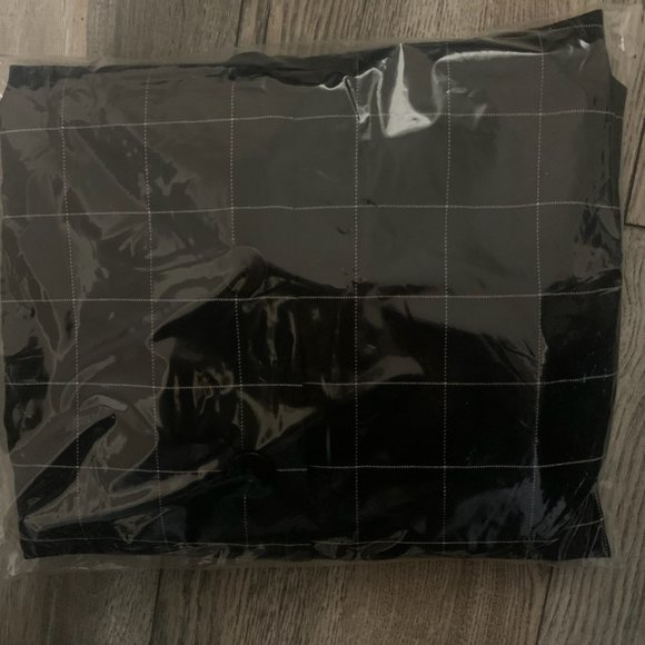 NWT LINEA BY LOUIS DELL'OLIO WINDOWPANE LACE APPLIQUE BLACK JACKET 14 - Picture 10 of 10